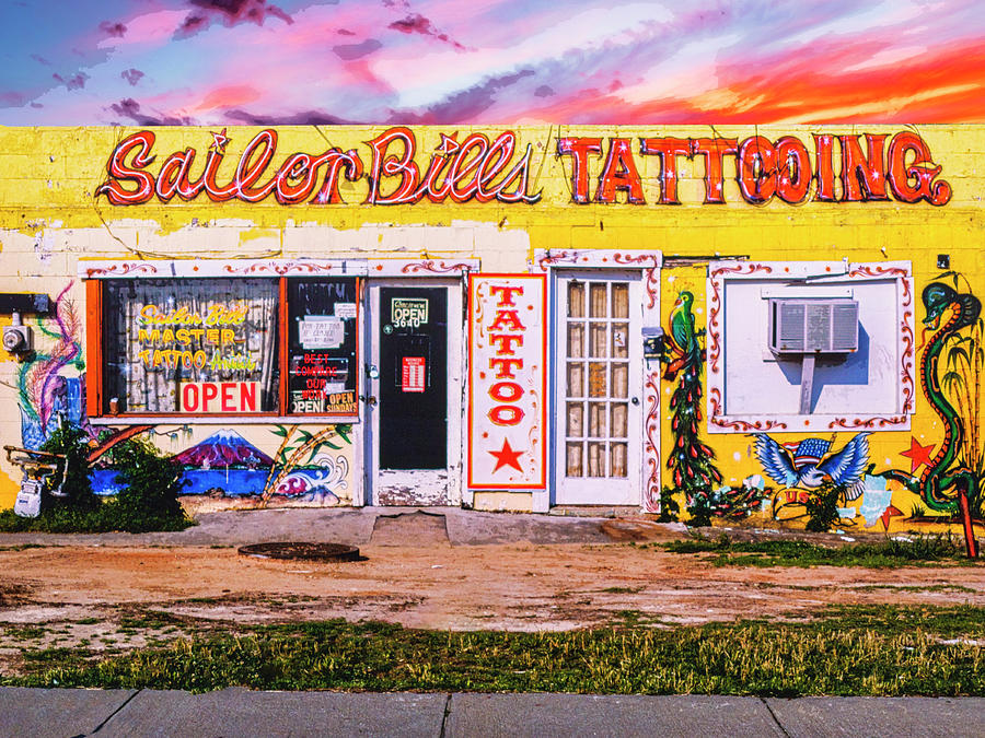 Sailor Bills Tattooing Photograph by Dominic Piperata