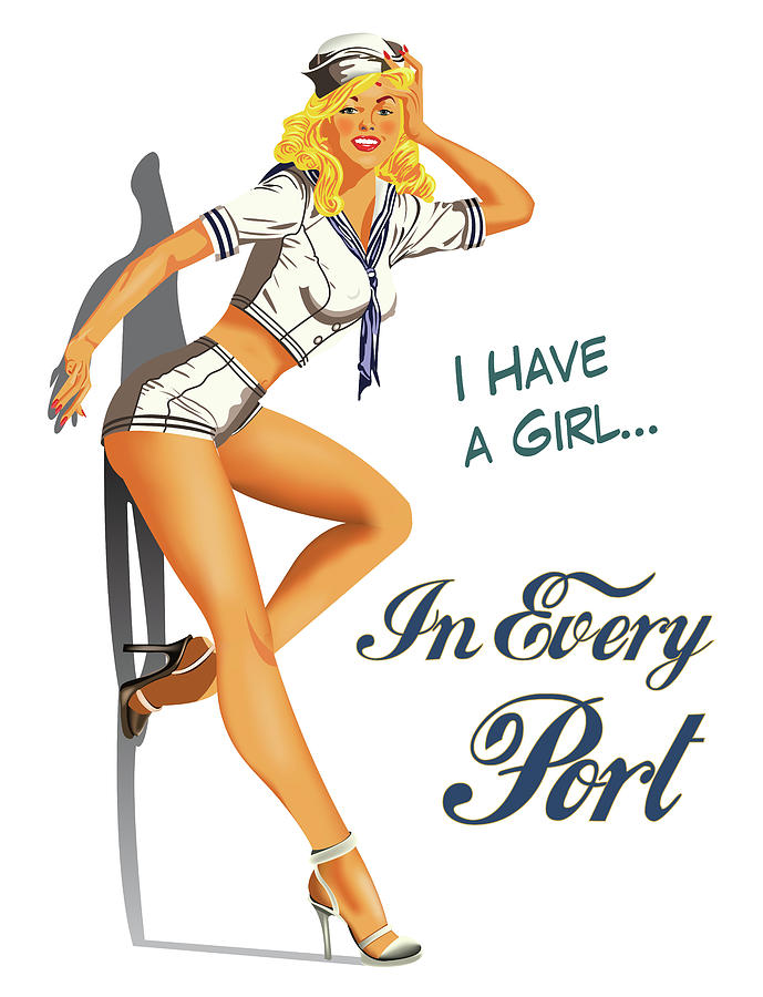 Sailor Girl Digital Art by Long Shot
