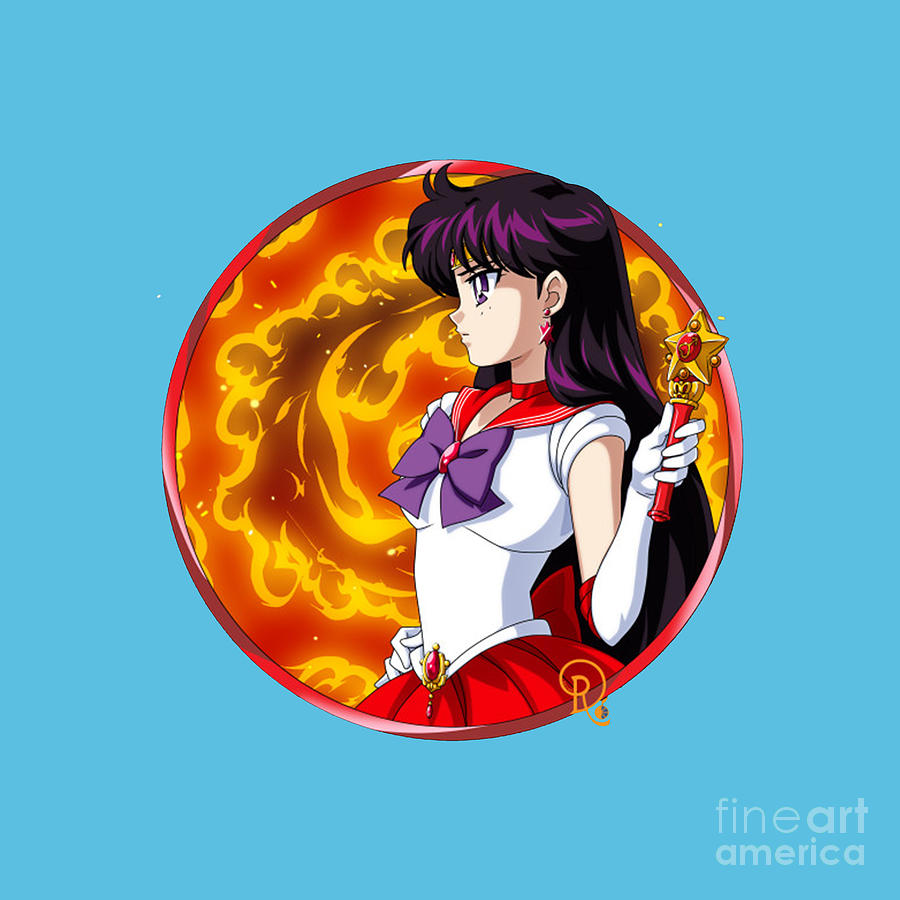 Sailor Mars Drawing By Ratih Laksita Pixels 