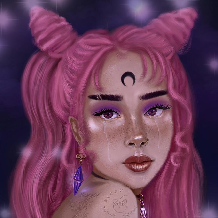 Sailor moon chibiusa Digital Art by Lazy Sheba - Fine Art America