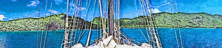 Sailors Bliss Digital Art by Island Hoppers Art