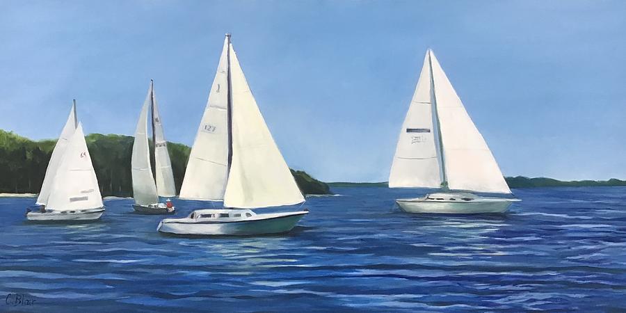 Sailors Delight Painting by Cynthia Blair