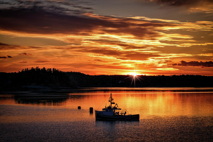 Sunset Photograph - Sailors Delight by Rick Berk