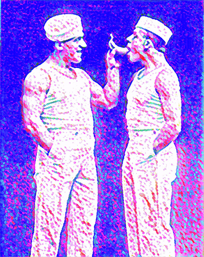 Sailors with a banana  Digital Art by Homoerotic Art