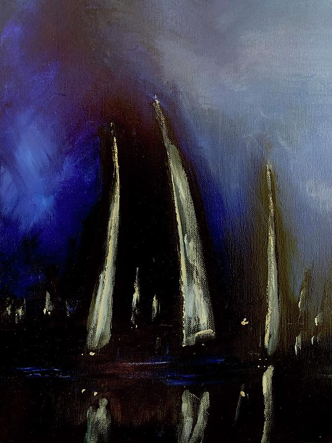Sails Painting by Lynn Shaffer