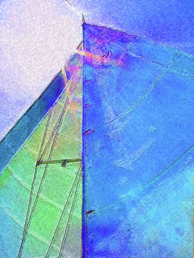 Sails of the New Moon Impressionism Digital Art by Island Hoppers Art Sails of the New Moon Impressionism Digital Art by Island Hoppers Art