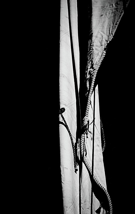 Sails On Black 1 Photograph