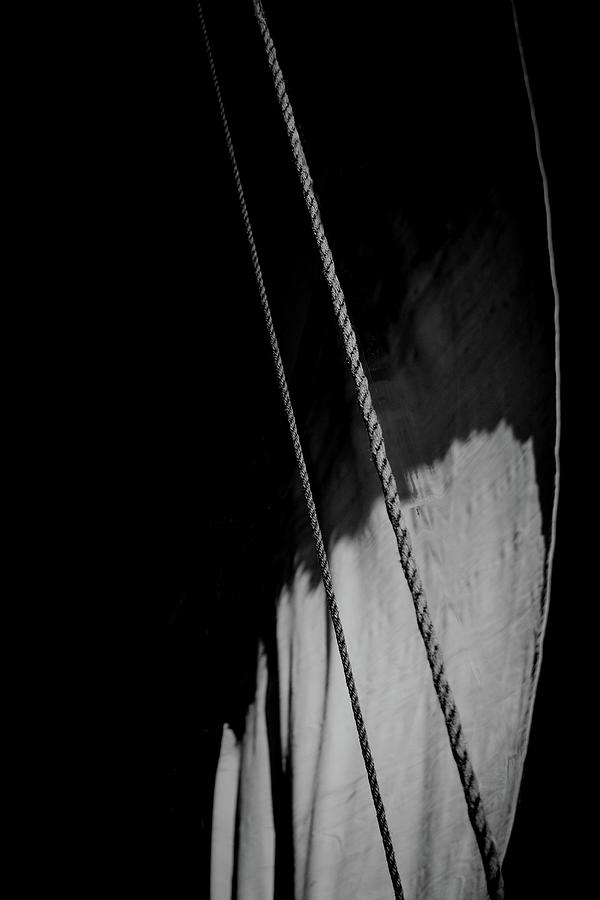 Sails On Black 2 Photograph