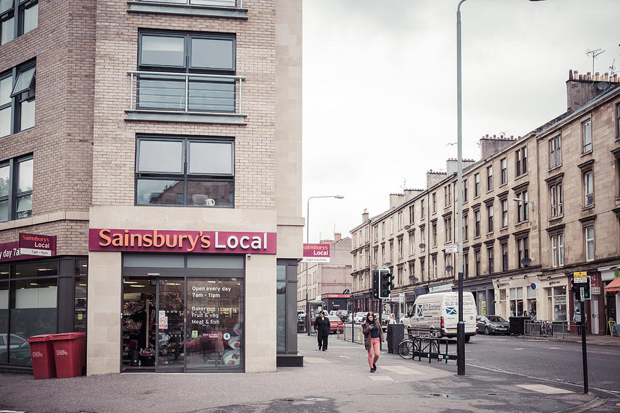 Sainsburys Local Convenience Store, Glasgow Photograph by Theasis