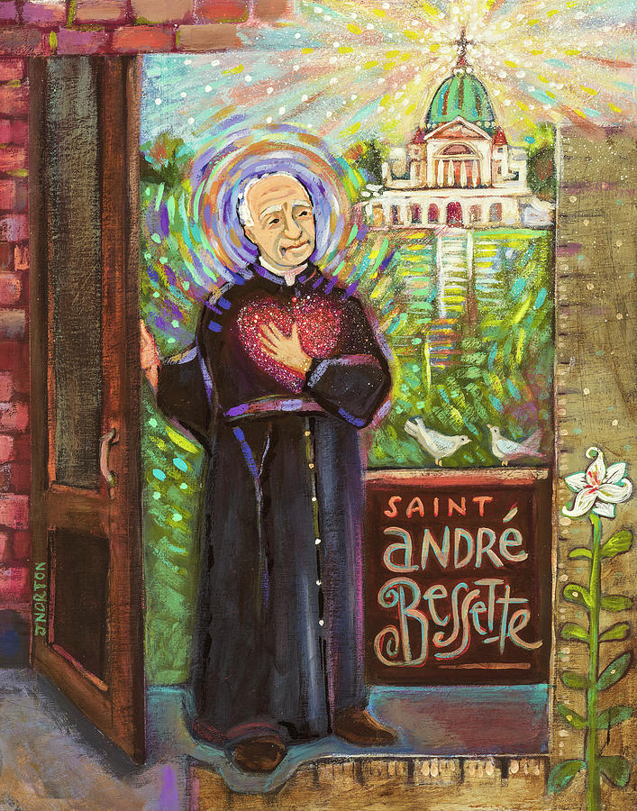 Saint Andre Bessette Painting by Jen Norton