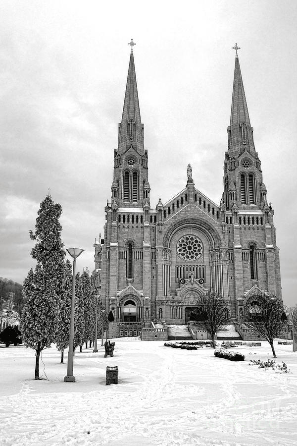 Saint Anne de Beaupre in Winter Photograph by Olivier Le Queinec - Fine ...