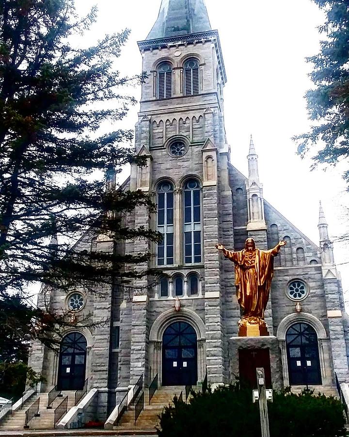 Saint Augustine Catholic Church in Augusta, Maine Photograph by Sean