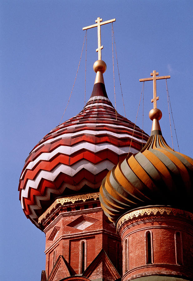 Saint Basils Cathedral At Red Square In Moscow Photograph by Harald Sund
