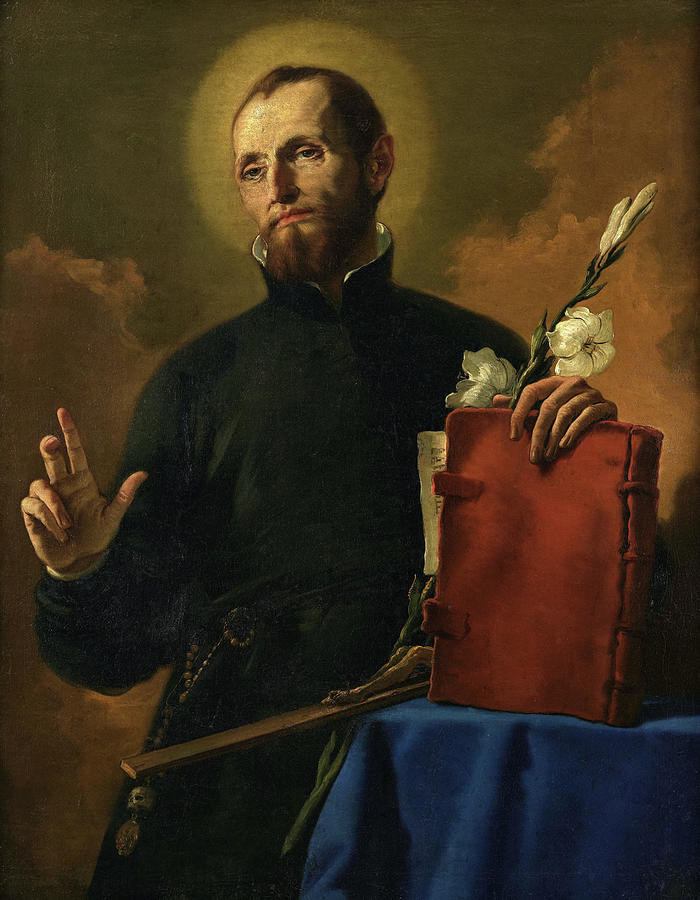 Saint Cajetan of Tiene Painting by Giovanni Battista Tiepolo - Pixels