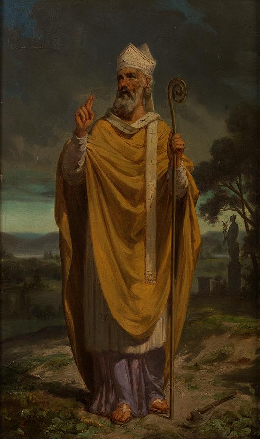 Saint Denis art Painting by Hector Jean Louis Viger Duvigneau French ...