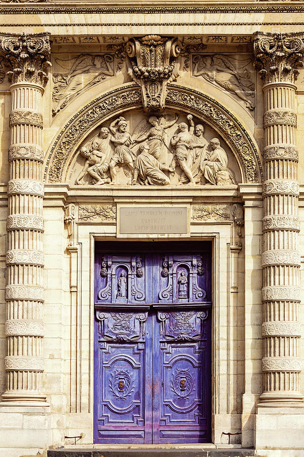 Saint-Etienne-du-Mont Doors Photograph by Melanie Alexandra Price