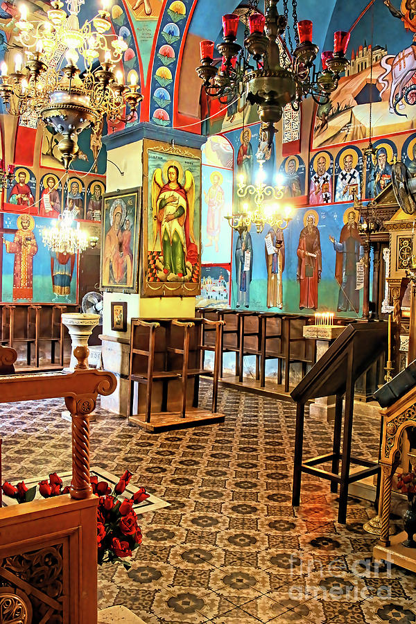 Saint George Church Interior Photograph by Munir Alawi