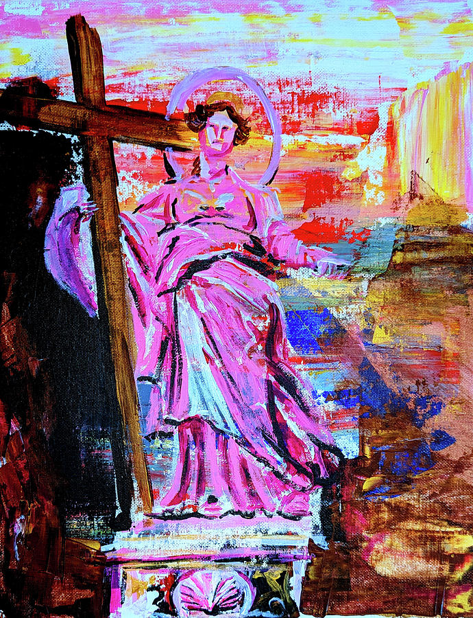 Saint Helena Painting by Echoing Multiverse