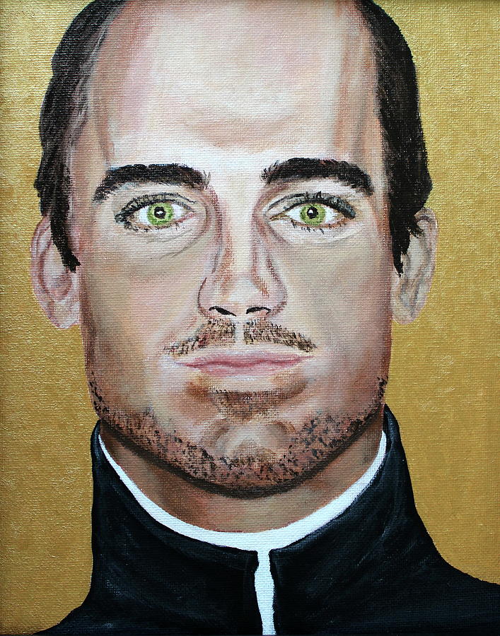 Saint Isaac Jogues, SJ Painting by Mikayla Ruth Reed