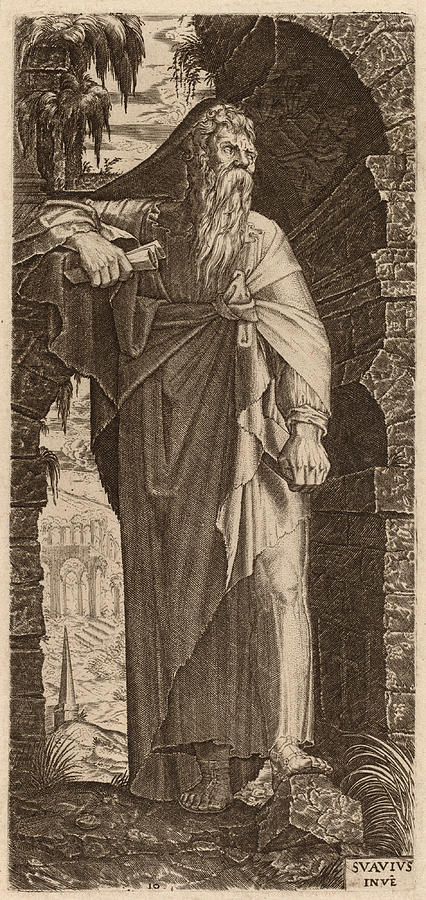 Saint James Major Drawing by Lambert Suavius
