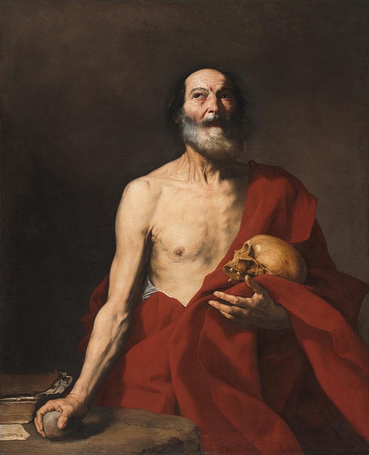 Jusepe De Ribera Painting - Saint Jerome      by Jusepe de Ribera