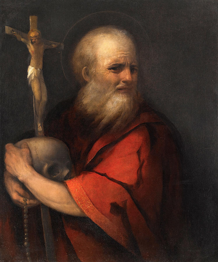 Saint Jerome Painting by Dosso Dossi