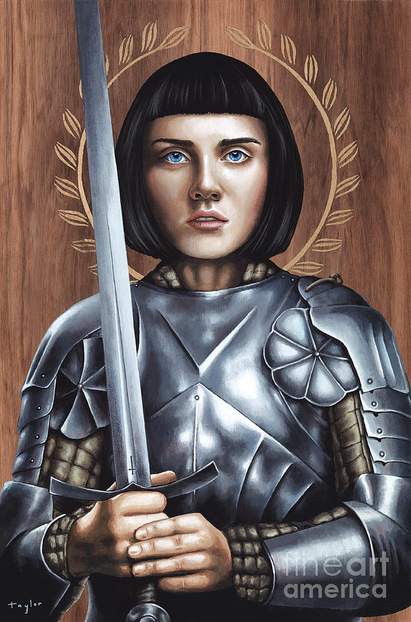 Saint Joan of Arc Painting by LJ Taylor | Fine Art America