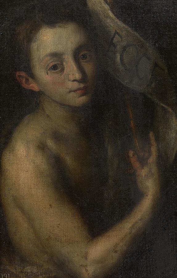Saint John the Baptist  Painting by Anonymous