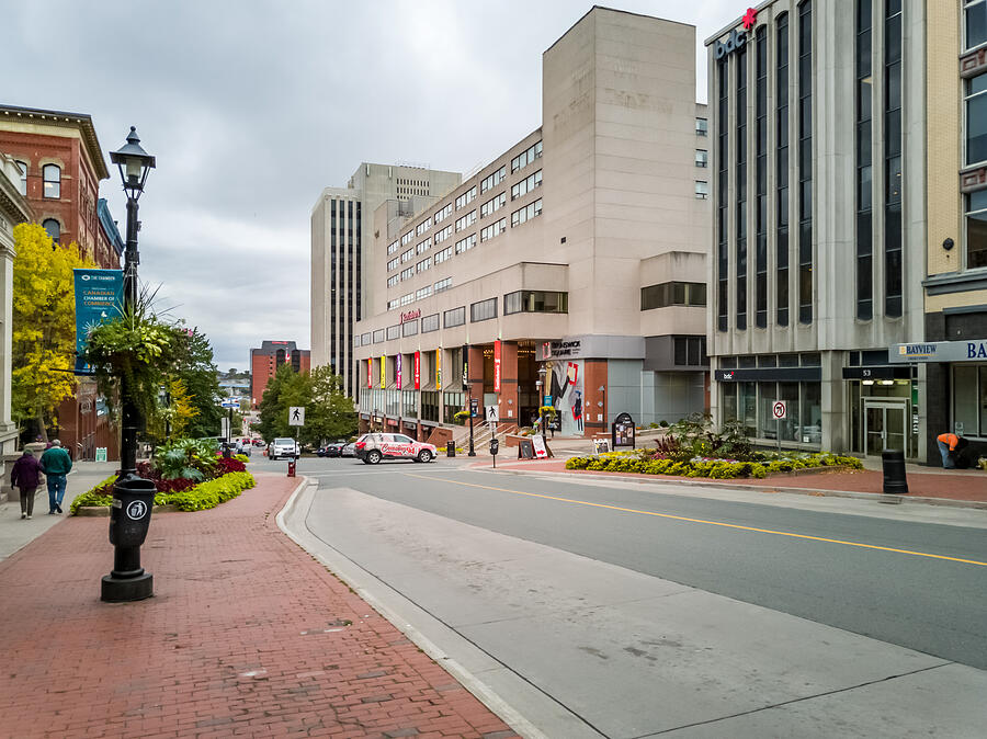 Saint John town centre in Canada Photograph by Thomas Faull Saint John town centre in Canada Photograph by Thomas Faull