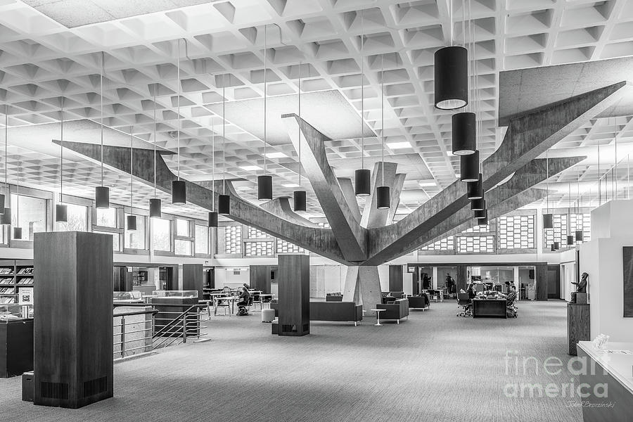 Saint Johns University Library Interior Photograph by University Icons