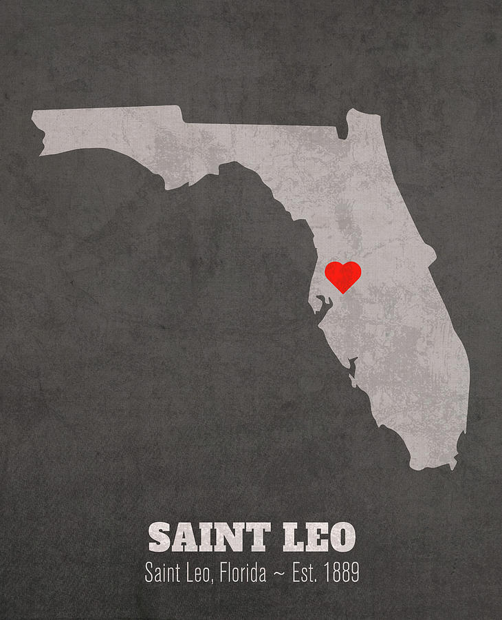 Saint Leo University Saint Leo Florida Founded Date Heart Map Mixed ...