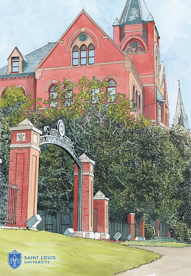 Saint Louis University Campus Tote Bag by John Stoeckley - Fine Art America