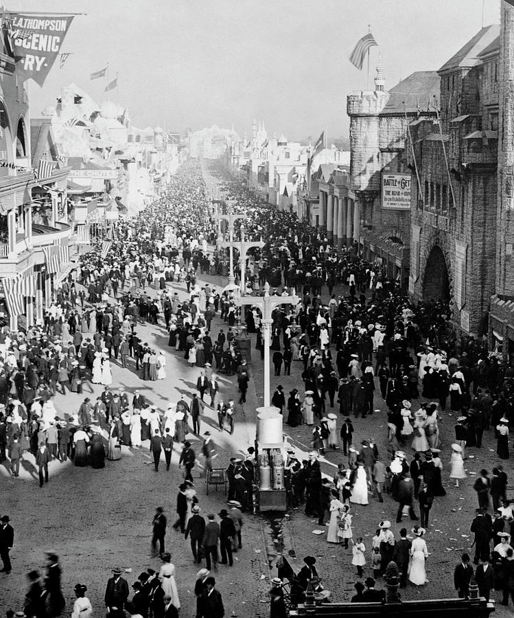 Saint Louis Worlds Fair Main Thoroughfare - 1904 Photograph by War Is Hell Store