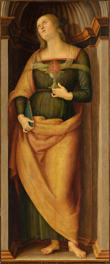 Saint Lucy Painting by Pietro Perugino
