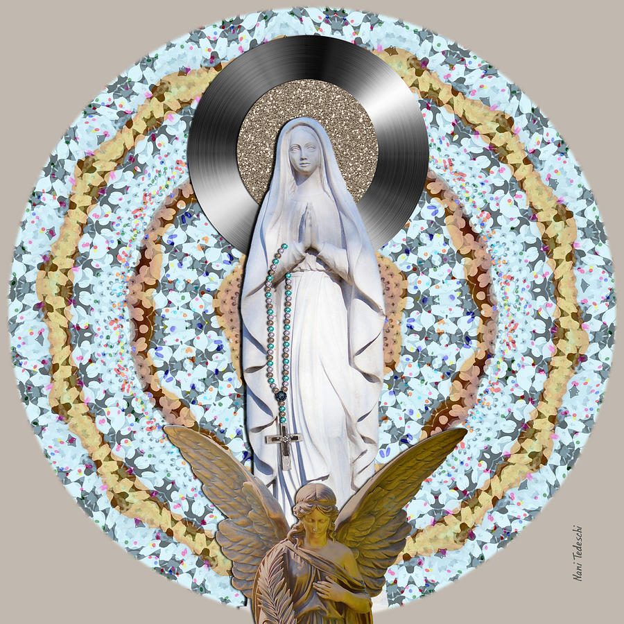 Madonna Digital Art - Saint Mary II by Nani Tedeschi Madonna Digital Art - Saint Mary II by Nani Tedeschi