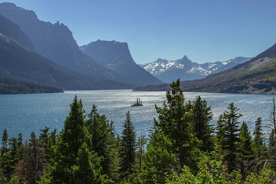 Saint Mary Lake Photograph by Sarah Shiffler - Fine Art America