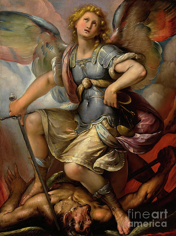Saint Michael Archangel by Giulio Cesare Procaccini Photograph by ...
