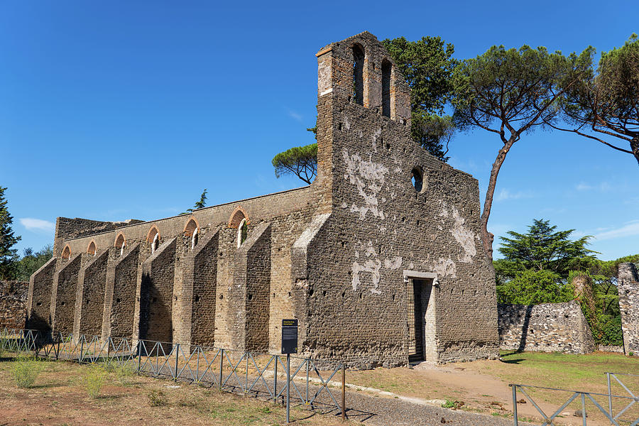 Architecture Photograph - Saint Nicholas Church at Via Appia Antica in Rome by Artur Bogacki