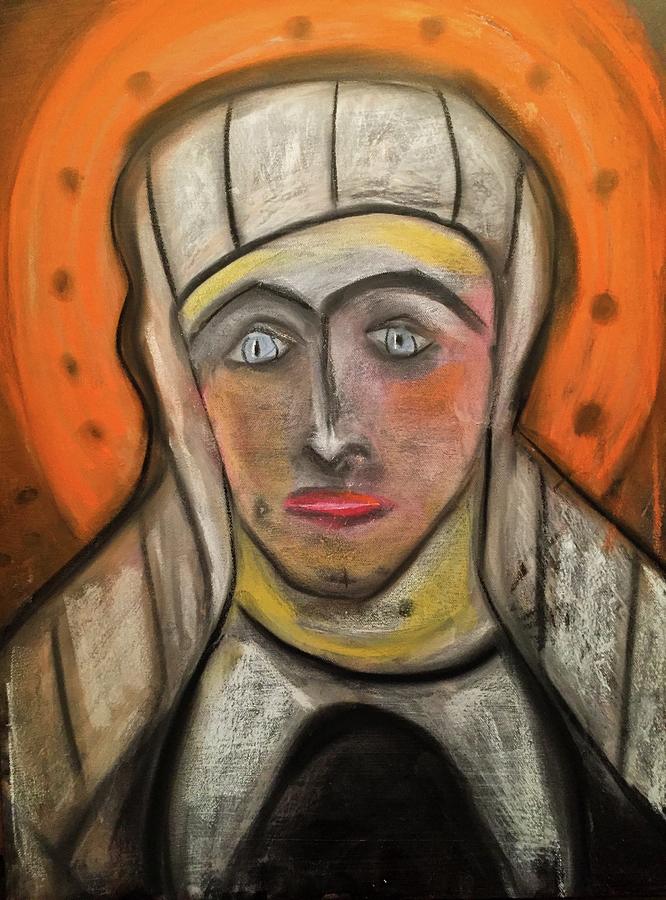Saint Nun scan A Pastel by Phil Gioldasis