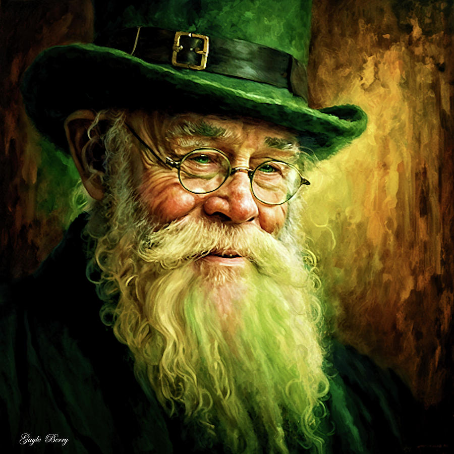 Saint Of Ireland Mixed Media by Gayle Berry - Pixels