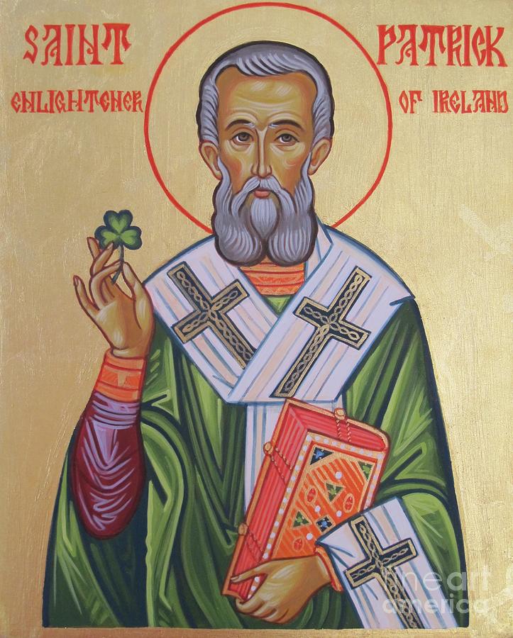 Saint Patrick Painting by Andreea Bagiu - Fine Art America