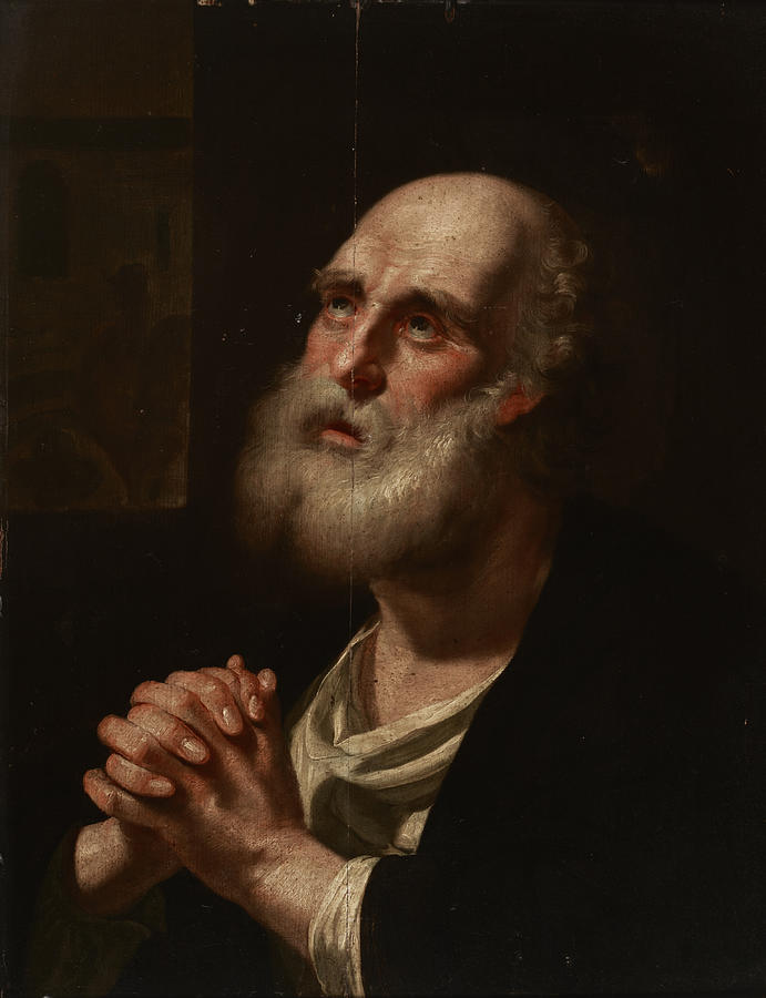 Saint Peter Painting by Balthasar Denner - Fine Art America