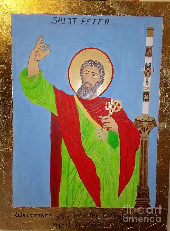 Saint Peter Painting by Sherrie Winstead