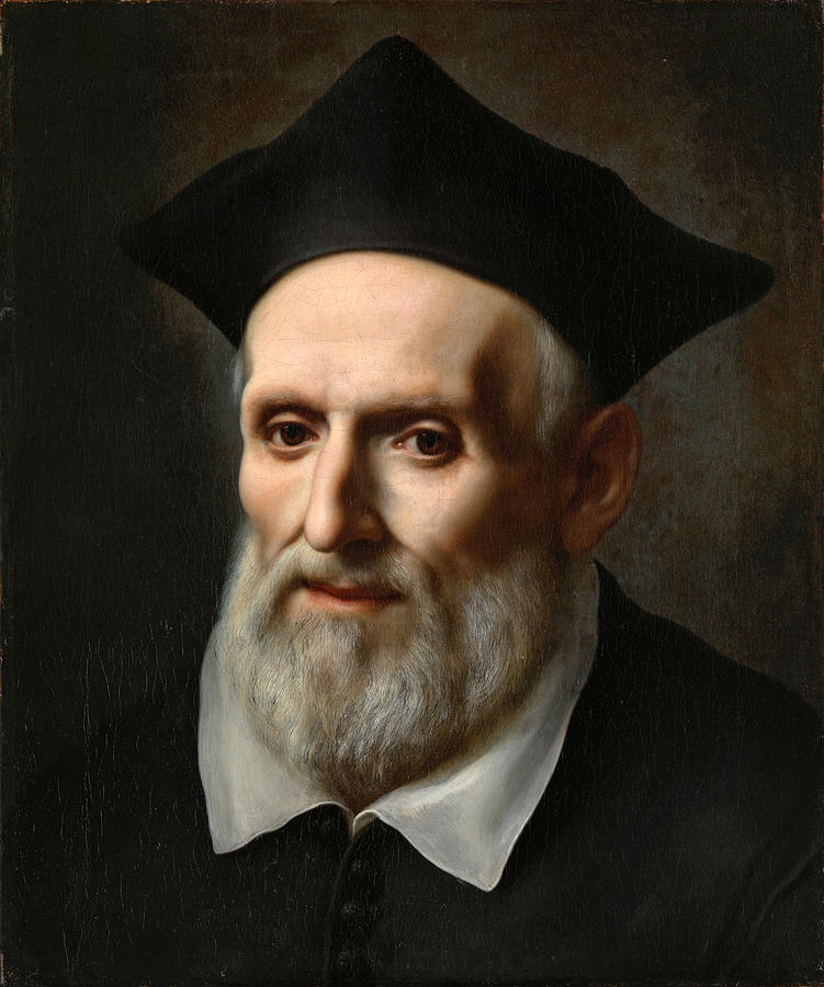 Carlo Dolci Painting - Saint Philip Neri by Carlo Dolci