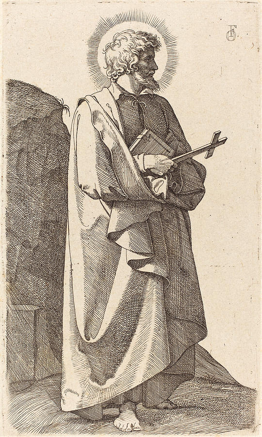 Saint Philip Neri Drawing by Friedrich Overbeck