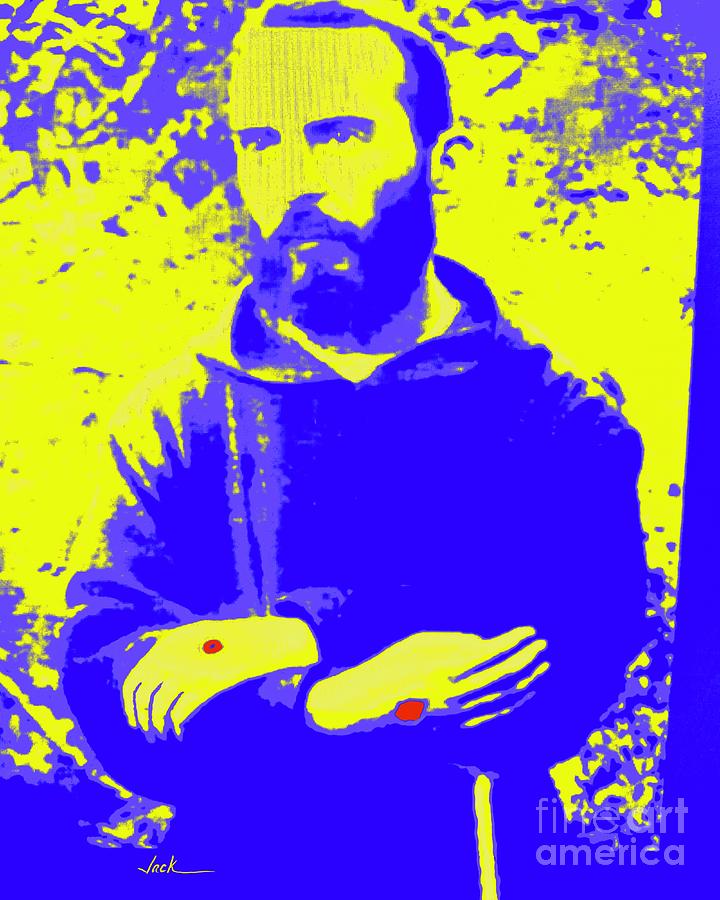 Padre Pio Painting - Saint Pio by Jack Bunds Padre Pio Painting - Saint Pio by Jack Bunds