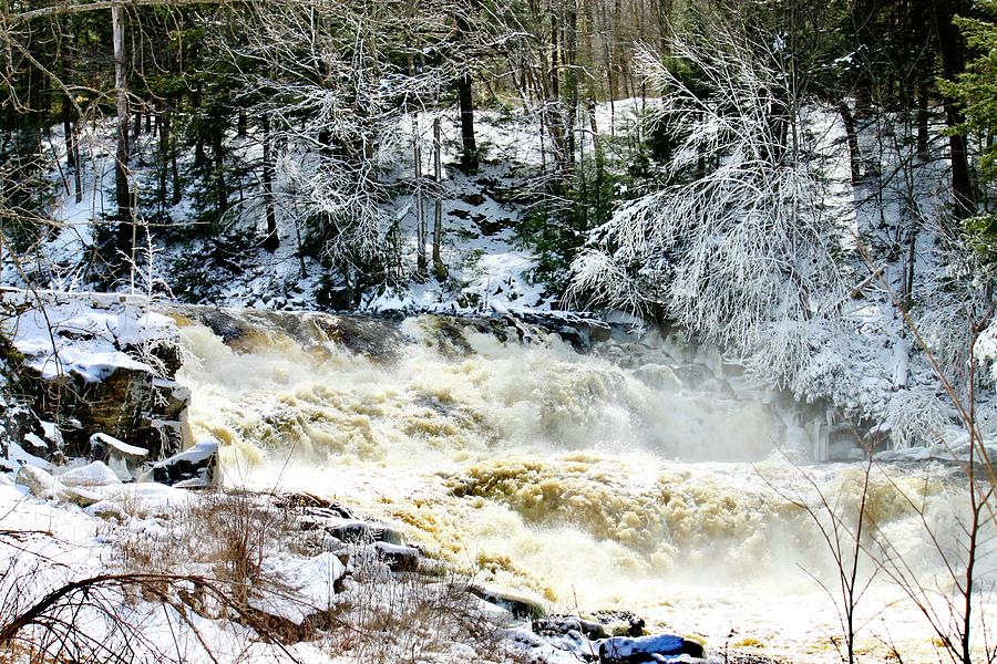 Saint Regis Falls in Winter Photograph by Keri LaGrave Saint Regis Falls in Winter Photograph by Keri LaGrave