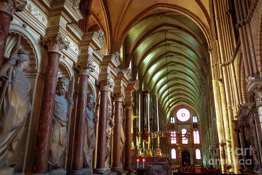 Saint-remi Basilica In Reims France Photograph