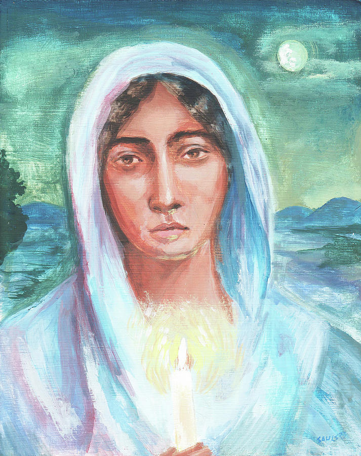 Saint Sarah Painting by Al Sauls Icons - Pixels