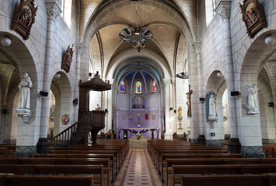 Saint-Sauveur Church in Sanguinet Photograph by RicardMN Photography